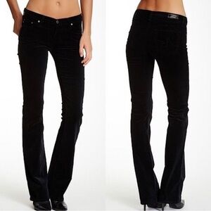 AG The Angel Navy Blue Corduroy Bootcut Jeans